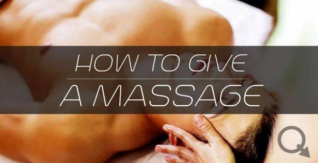 How to Give a Massage