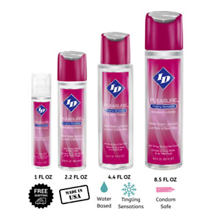 ID Sensations tingling Lubricant Sizes