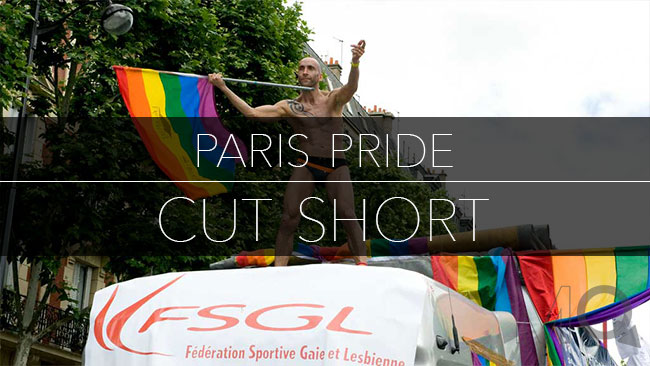 Paris pride route cut short: the aftermath of the orlando shooting