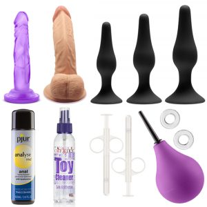 anal dildo starter kit silicone