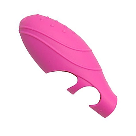 Bang her silicone g-spot finger vibe pink