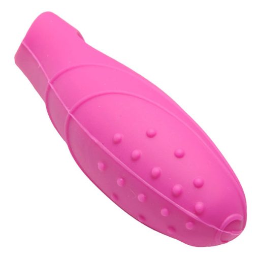 Bang her silicone g-spot finger vibe pink