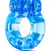 Reusable Vibrating C-ring - Blue