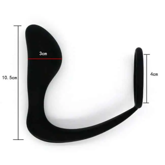 Ass Gasm Silicone Cock Ring Plug 1