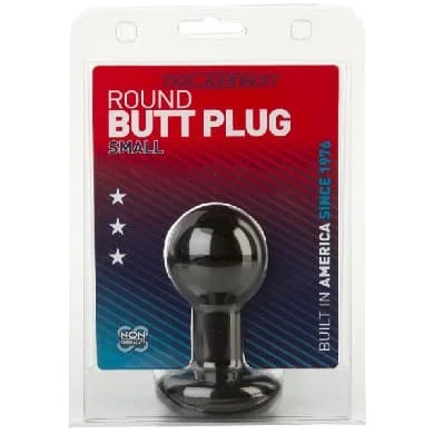 Round Butt Plug Black 1