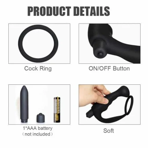 Cock Ring Prostate Vibe | MQ Essentials 10