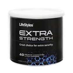 Lifestyles Extra Strength Latex Best Condoms tub