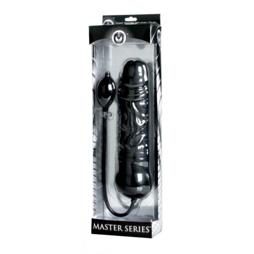 Master Series Leviathan Giant Inflatable Dildo Black 1