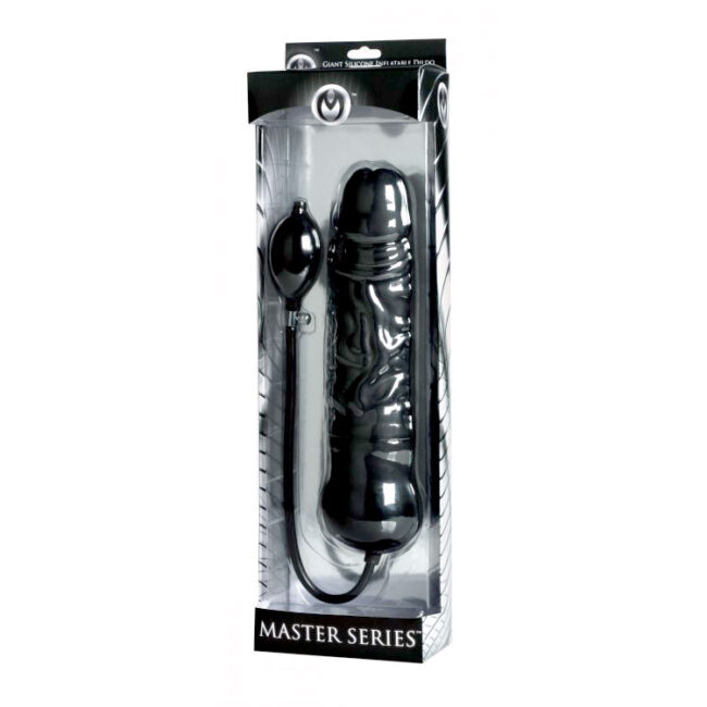 Master Series Leviathan Giant Inflatable Dildo Black 2