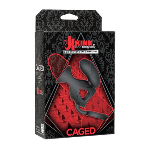 Kink Caged Silicone Best Cock Cage Vibrating Box