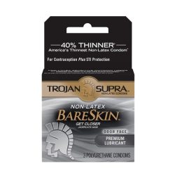 Trojan Condoms Supra Microsheer Lubricated 3 Pack