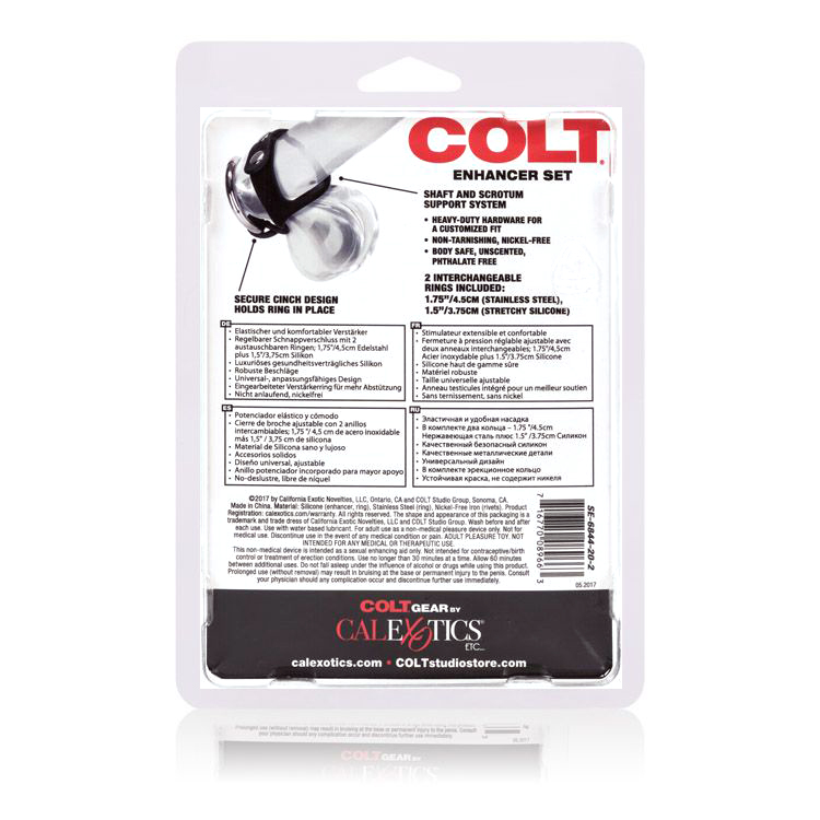 Colt Enhancer Cock Ring Set 3