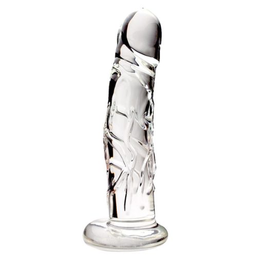 Realistic Glass Dildo 8in