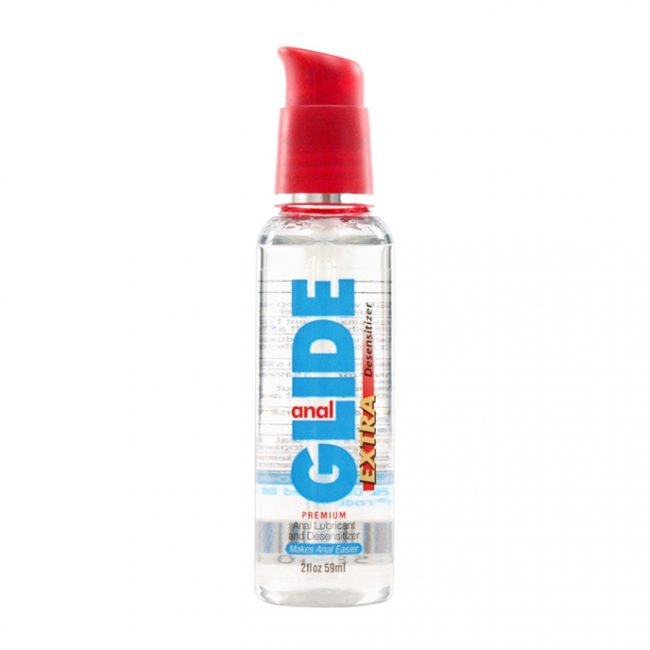 Anal glide relaxant lubricant water