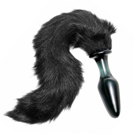 Tailz-Midnight-Fox-Glass-Butt-Plug-With-Tail-Black-1