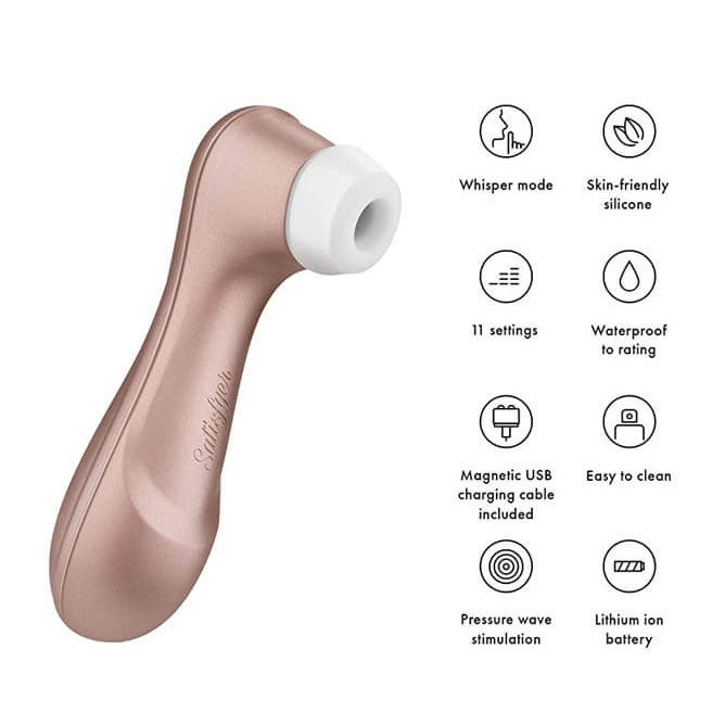 Satisfyer Pro 2 Vibration Clitoral Stimulator Specs