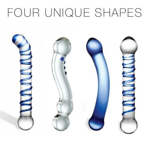 glas anal Dildo variations