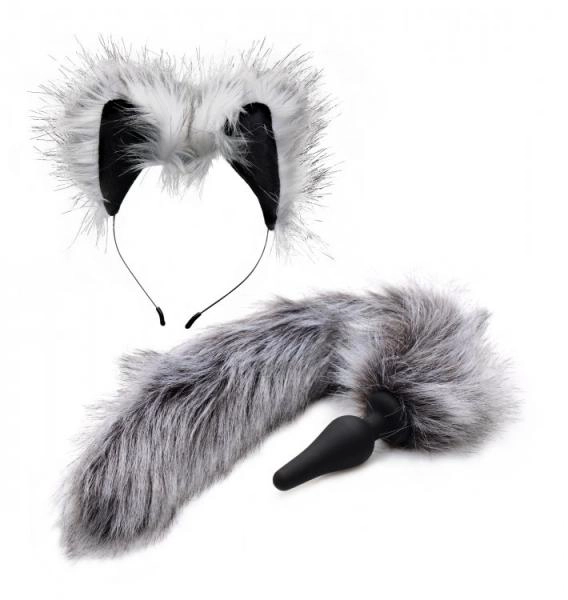 Tailz Fox Tail Anal Plug and Ears Set