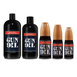 Gun Oil Silicone Anal lube Sizes
