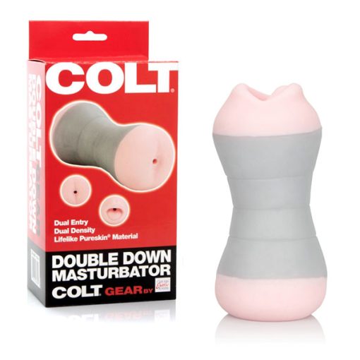 Colt Double Down Masturbator Beige Box