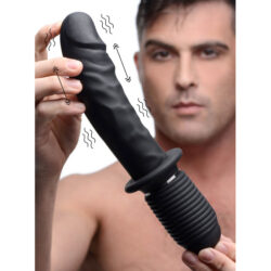 Master Series Power Pounder Vibrating Thrusting Dildo 4