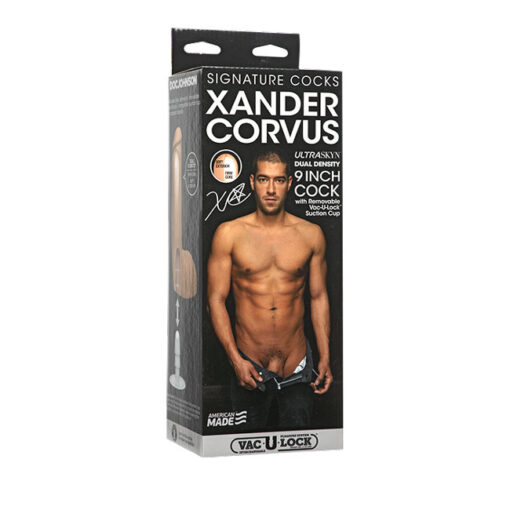 Signature-Cocks-Xander-Corvus-Ultraskin-9-inches-Dildo-Box