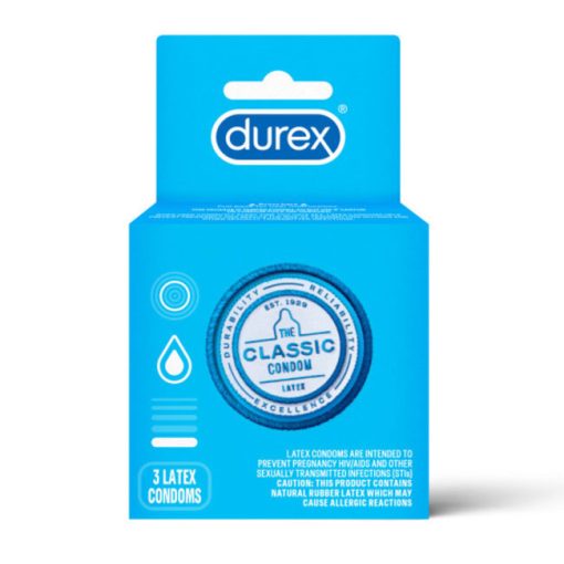 Durex XXL Lubricated 3 Pack Latex Condoms 1