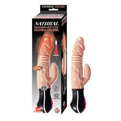 Natural Realskin Hot Cock Rotating Thruster Biggest Vibrators Set