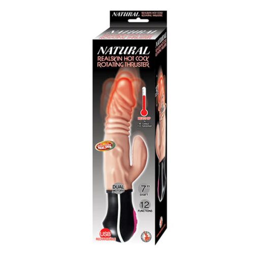 Natural Realskin Hot Cock Rotating Thruster Biggest Vibrators Box