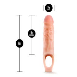 Performance-Plus-9in-Silicone-Cock-Sheath-Penis-Extender-Vanilla