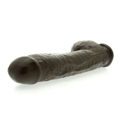 Bam Realistic-Cock Ebony Dildo