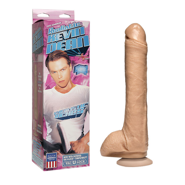 Kevin Dean 12 Cock Removable Vac-u-lock Suction Cup