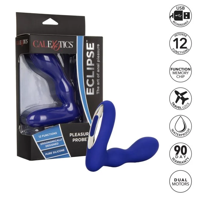 eclipse pleasure probe Silicone Blue Specs