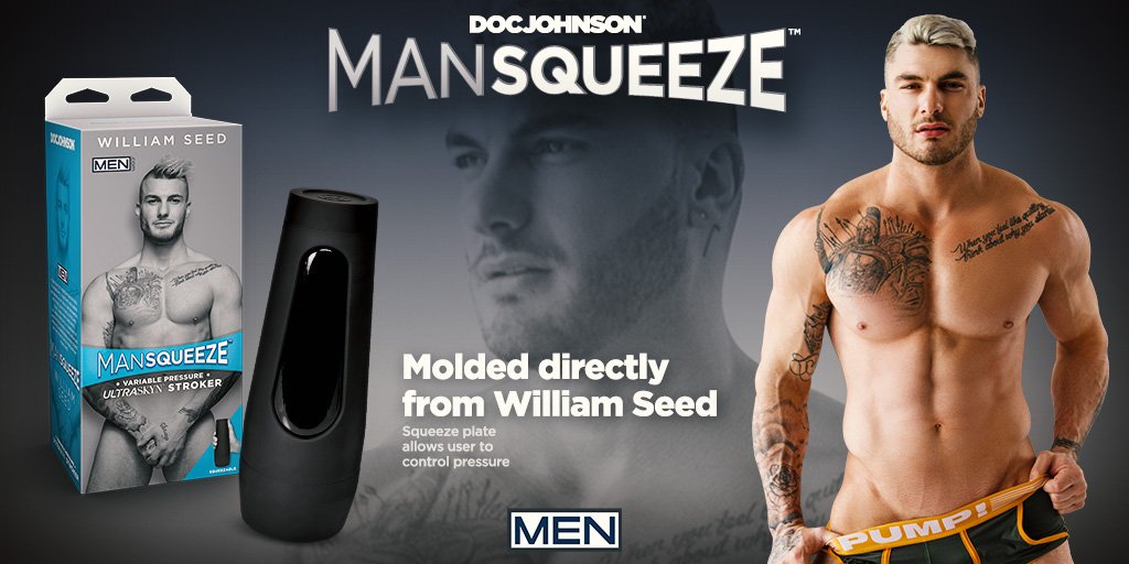 Man Squeeze Ultraskyn Ass Stroker Series promo