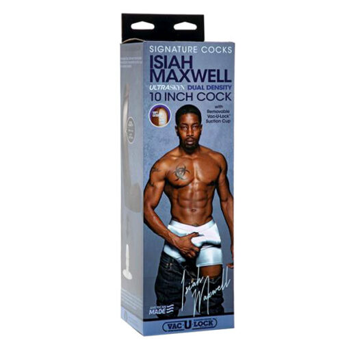 Signature-Cocks-Isiah-Maxwell-10-inches-Ultraskyn-Cock-Box