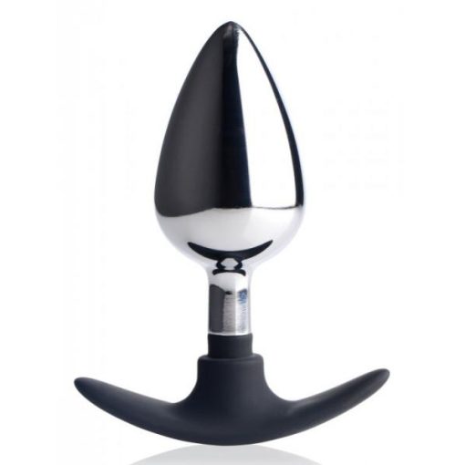 Dark invader aluminum silicone anal plug 1