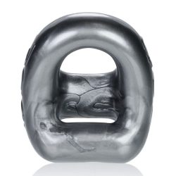 Oxballs 360 2-Way Cockring & Ballsling Steel Silver