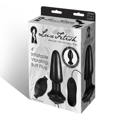 4IN INFLATABLE VIBRATING BUTT PLUG main