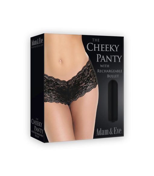 ADAM & EVE CHEEKY PANTY W/ RECHARGEABLE BULLET male Q