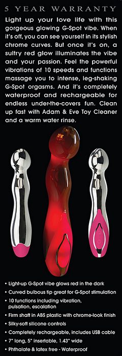 ADAM & EVE LUMINOUS G SPOT VIBRATOR main