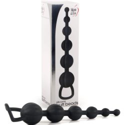 ADAM & EVE SILICONE BUTT BEADS BLACK main