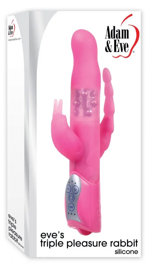 ADAM & EVE TRIPLE PLEASURE RABBIT (out Aug) details