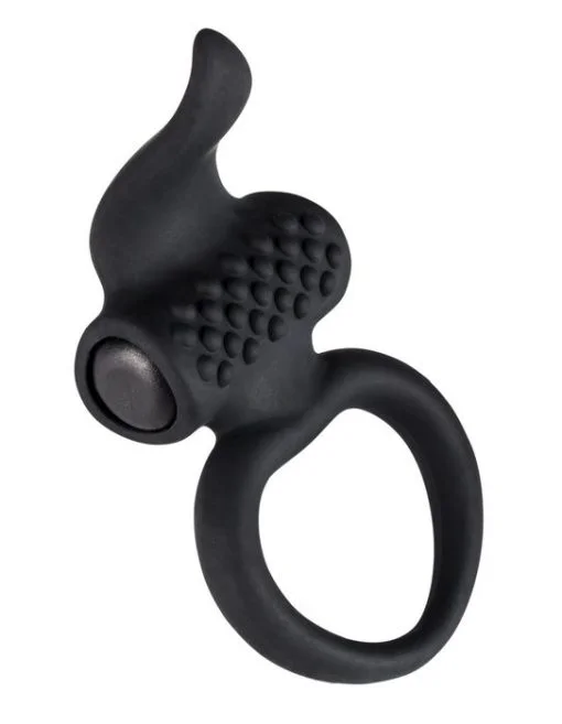 ADRIEN LASTIC LINGUS BLACK VIBRATING C RING main