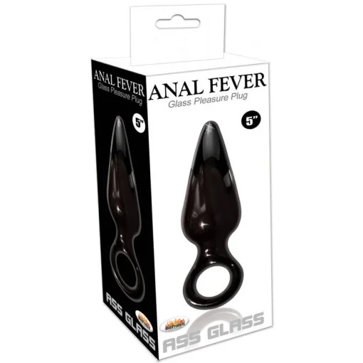 ANAL FEVER MINI ASS GLASS PLEASURE PLUG back