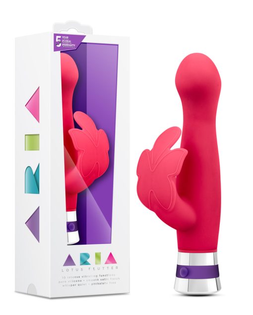 ARIA LOTUS FLUTTER CERISE VIBRATOR main