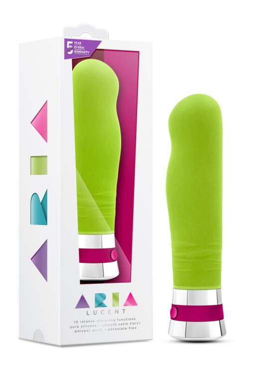 ARIA LUCENT LIME GREEN VIBRATOR main