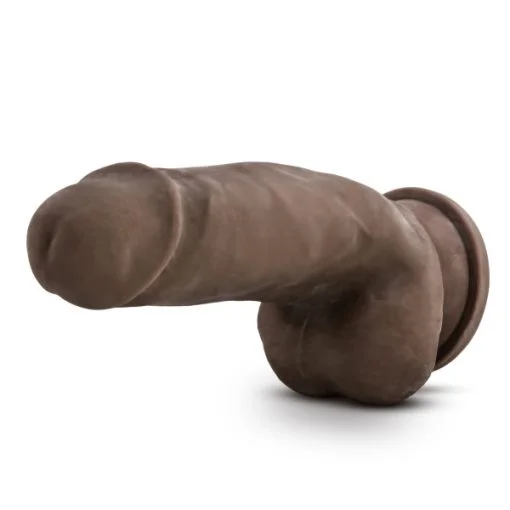 AU NATUREL 7 SENSA FEEL FAT BOY CHOCOLATE REALSITIC DILDO " details