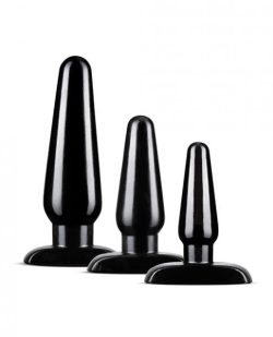 Anal Adventures Basic Plug Kit Black Main