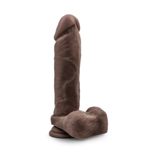 Au Naturel 9.5 Inches Dildo with Suction Cup Brown Main