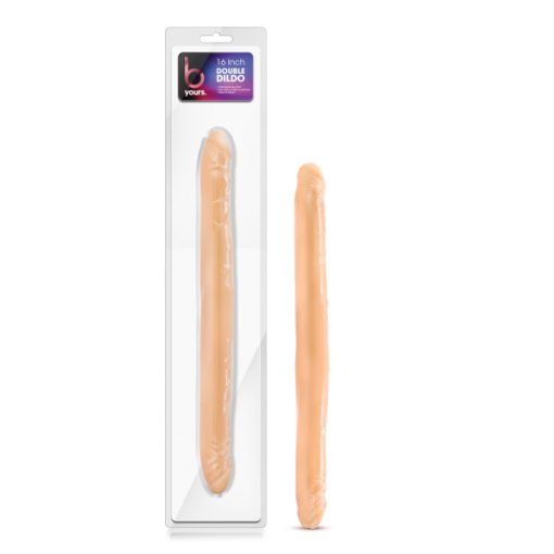 B YOURS 16 DOUBLE DILDO BEIGE " male Q
